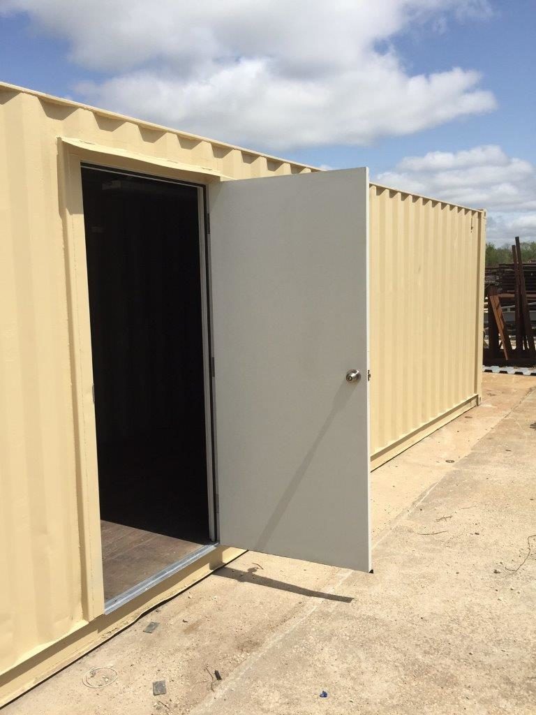 Storage Container With Side Entry Door